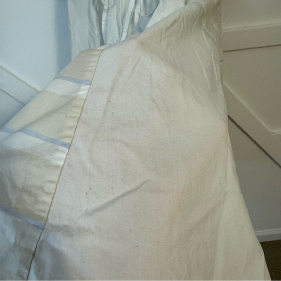 Eudon Choi Pina Puff Sleeve Tie Back Smocked Scoop Neck Asymmetric Midi Dress 8 - Picture 10 of 13